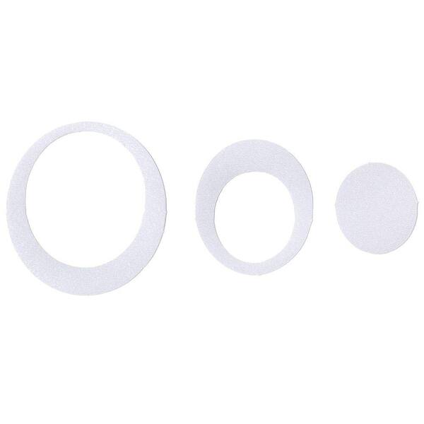 SlipX Solutions Adhesive Oval Treads in Clear (21-Count)