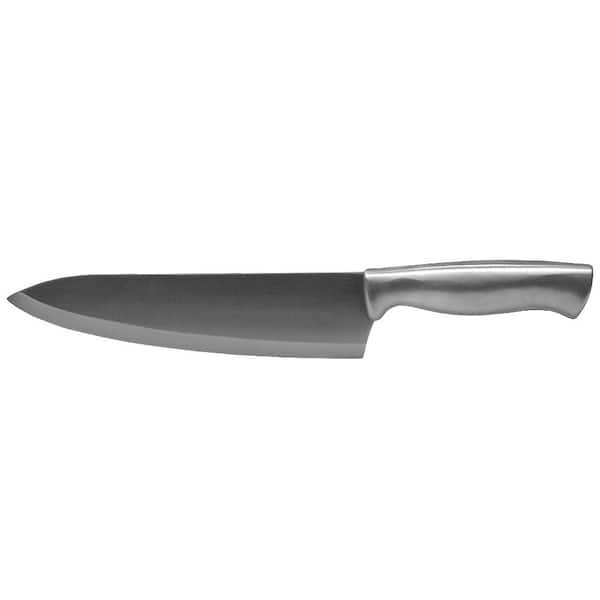 Sharpsu 2000 French Chef Knife Stainless Serrated 6 1/2” Blade Black Handle