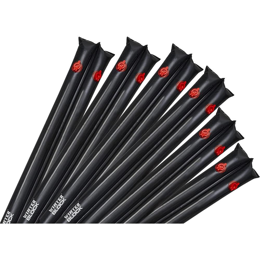 Winter Block 10 ft. DoubleChamber HeavyDuty Water Tubes in Black for