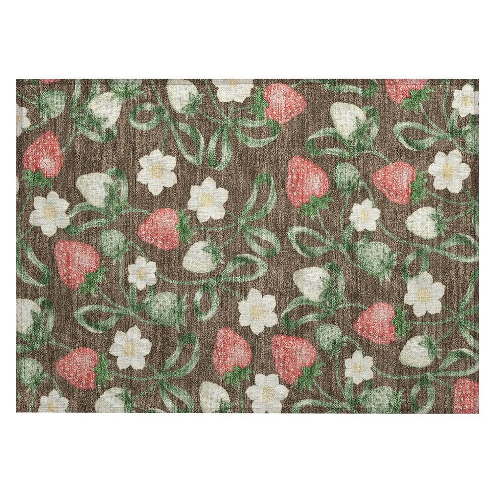 Chantille Machine Washable Indoor/Outdoor Abstract ACN2864 Chocolate 2 ft. x 3 ft. Accent Rug price history on PriceWatchPro
