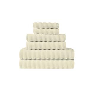 Zero Twist 6 Piece Almond Milk Towel Set