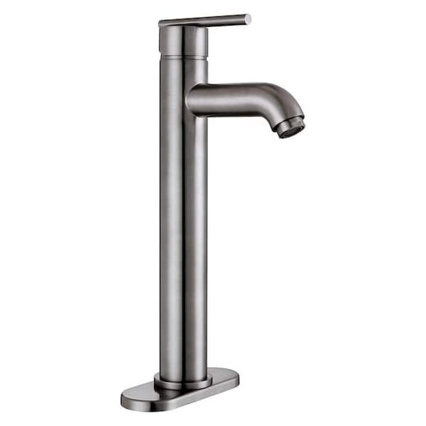Yosemite Home Decor 4 in. Centerset 1-Handle Lavatory Faucet in Brushed Nickel with Single Hole Installation