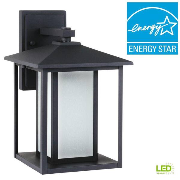 Sea Gull Lighting Outdoor Cylinders 14.25-in H White Medium Base (E-26) Outdoor Wall Light ENERGY STAR