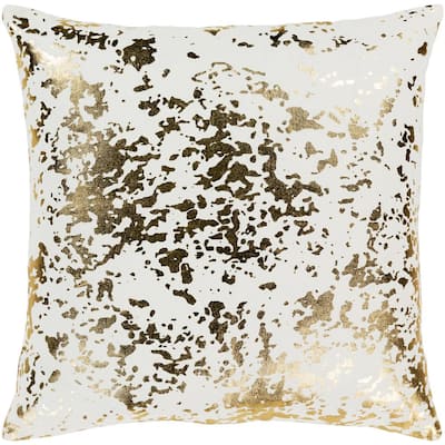 small gold throw pillows
