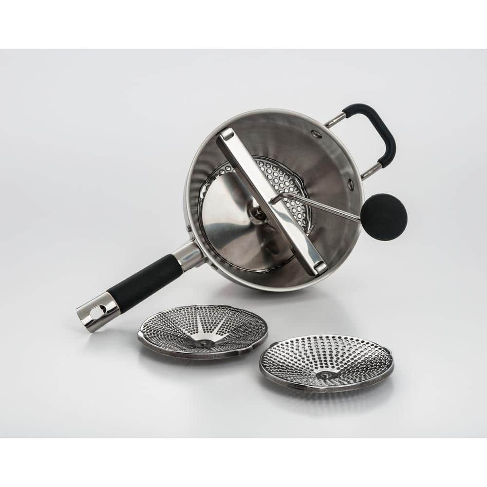 Cook Army Potato Ricer Stainless Steel - Professional 15 Oz Potato Masher  Kitchen Tool With 3 Interchangeable Discs, & 3 in-1 Veggie Potato Peeler