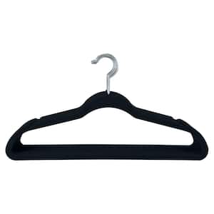 OSTO Black Plastic Hangers 50-Pack OP-110-50-BLK-H - The Home Depot