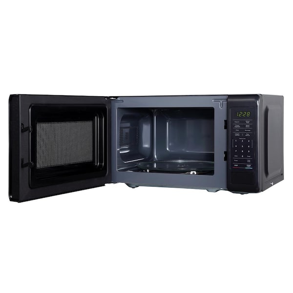 Magic Chef 0.7 cu. ft. 700-Watt Countertop Microwave in Black –  Construction Clearance