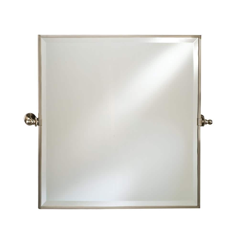 Outlets Delta Portwood 23 in. x 23 in. Single Tilt Mirror in Polished Chrome