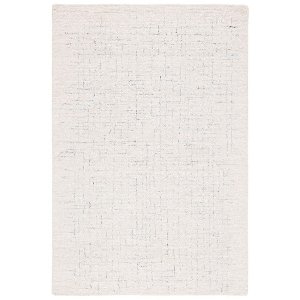 Ebony 3 ft. x 5 ft. Ivory/Navy Faded Geometric Lattice Area Rug price history on PriceWatchPro