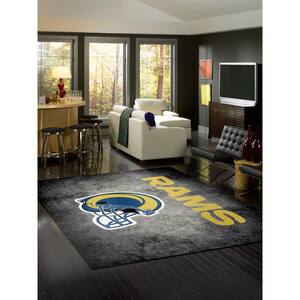 Los Angeles Rams Football Rug