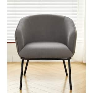 Monahan Grey Corduroy Arm Chair