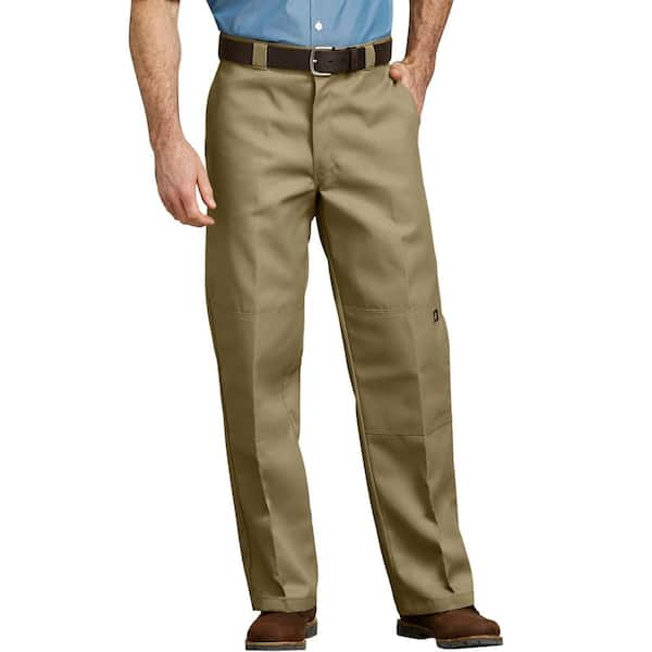 dickies double knee khaki pants