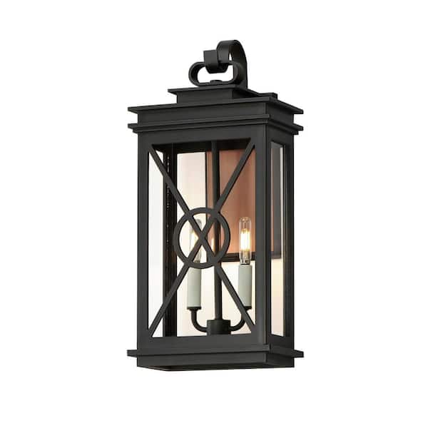 Yorktown VX 2-Light Copper Outdoor Hardwired Wall Sconce