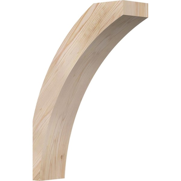Ekena Millwork 5 1/2"W x 18"D x 26"H Thorton Smooth Knee Brace, Douglas Fir
