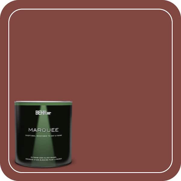 BEHR MARQUEE 1 qt. #S-H-160 Sly Fox Semi-Gloss Enamel Exterior Paint & Primer