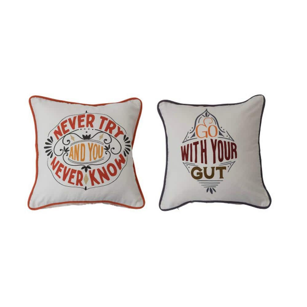 Embroidered pillows 2025 with sayings