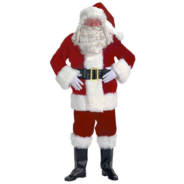 Halco XXX-Large Mens Professional Velvet Santa Suit Adult Costume