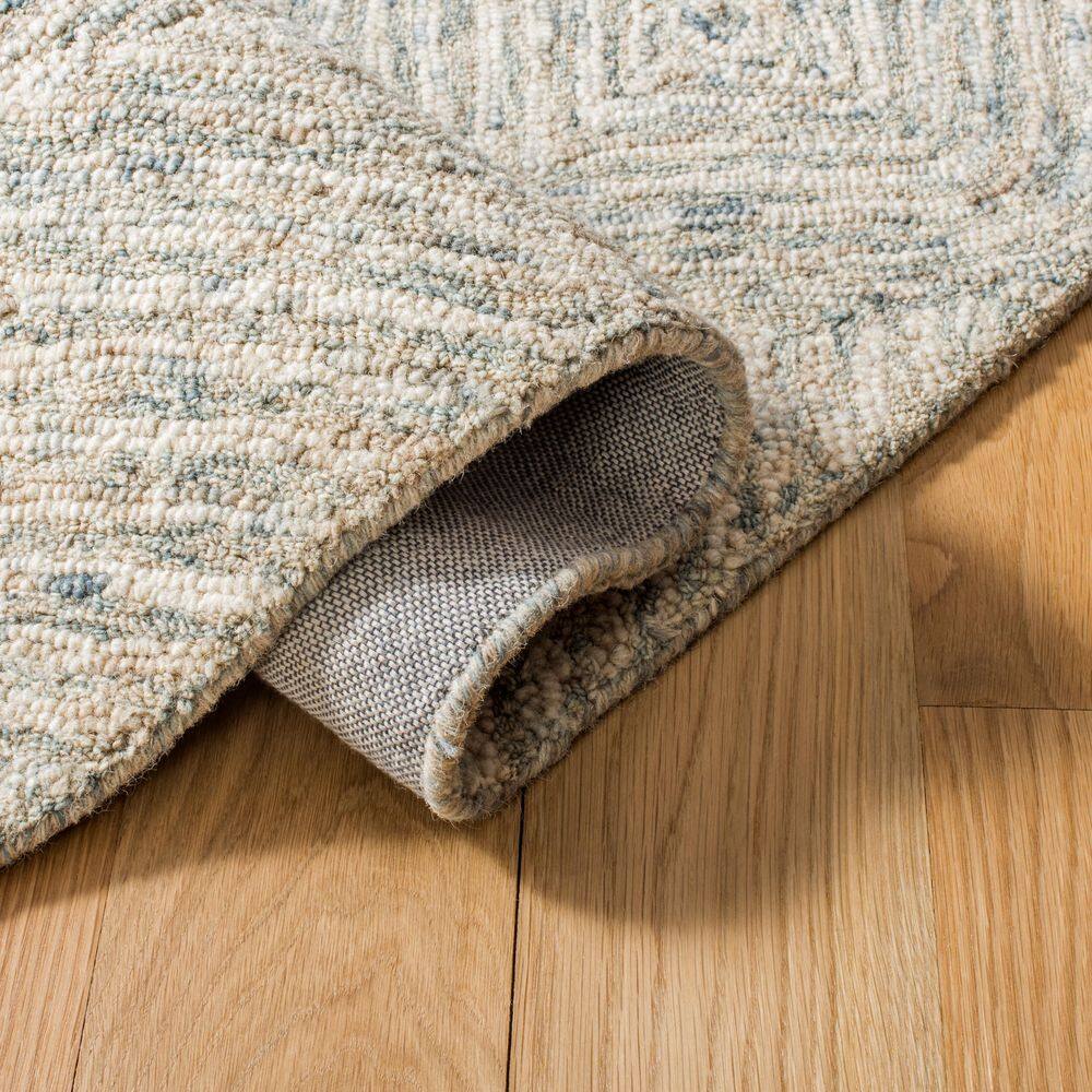 Hand-Tufted Elegance Gray Wool 5' x 8' Rectangular Area Rug