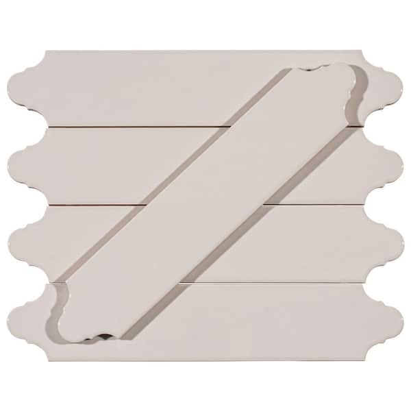 Concerto-Brassini Verucci 2 in. x 9 in. Glossy Ceramic Lantern Wall Tile (8.63 sq. ft./Case)