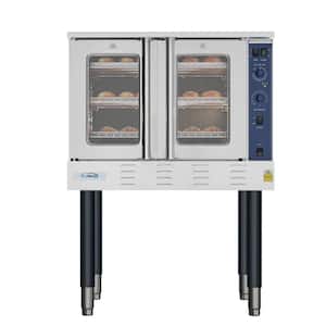 38 in. Full-Size Single Deck Commercial Natural Gas Convection Oven 54,000 BTU