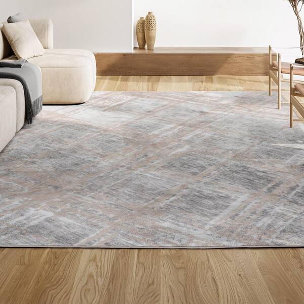 ACM Furniture PO RUG 133*200 ラグ nuLOOM Everlee Machine Washable Beige 8 ft. x 10 ft. Persian