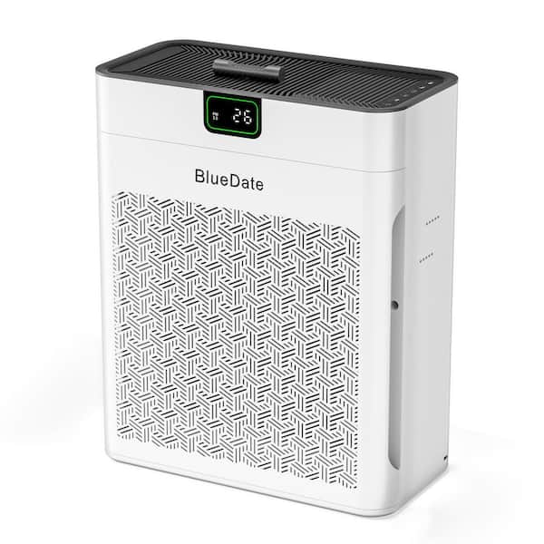 1100 sq. ft. H13 HEPA Console Air Purifier in White with PM2. 5 Sensor, Sleep Mode, for Pet Fur, Pollen, Cooking Smell