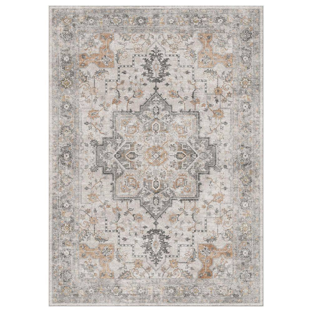 Medallion Light Taupe Brown 6 ft. x 9 ft. Persian Area Rug price history on PriceWatchPro