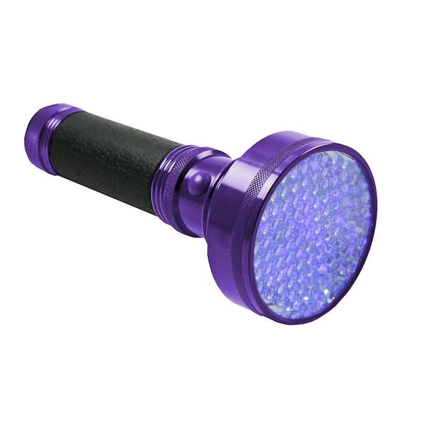 100 LED UV UltraViolet Blacklight Flashlight Lamp Torch Inspection Light  Outdoor 