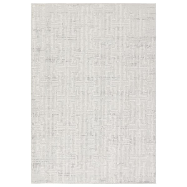 Jaipur Living Ottavia 8 ft. x 10 ft. Gray/Cream Geometric Area Rug