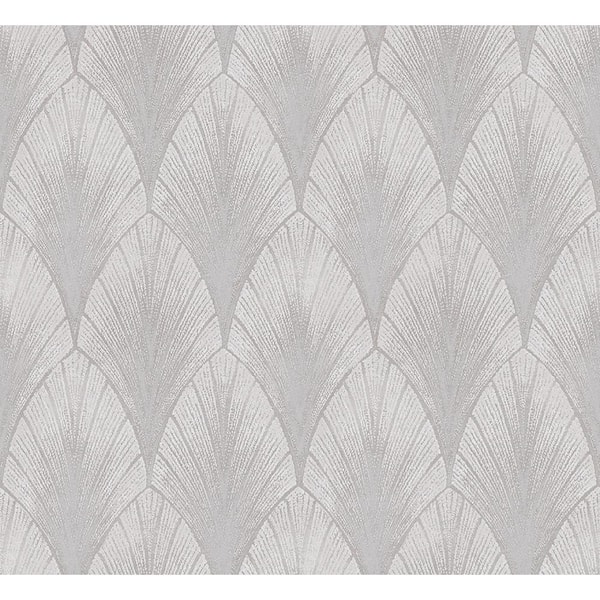 A-Street Prints Bakal Pearl Art Deco Ogee Wallpaper