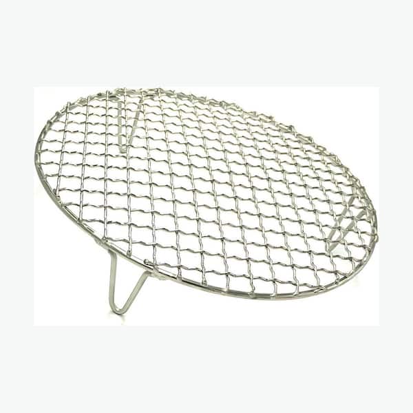 Stainless Steel Round Wire Cooking Rack Baking Cooling Grill Pan Grate Oven Safe with 2 Inch Height Legs