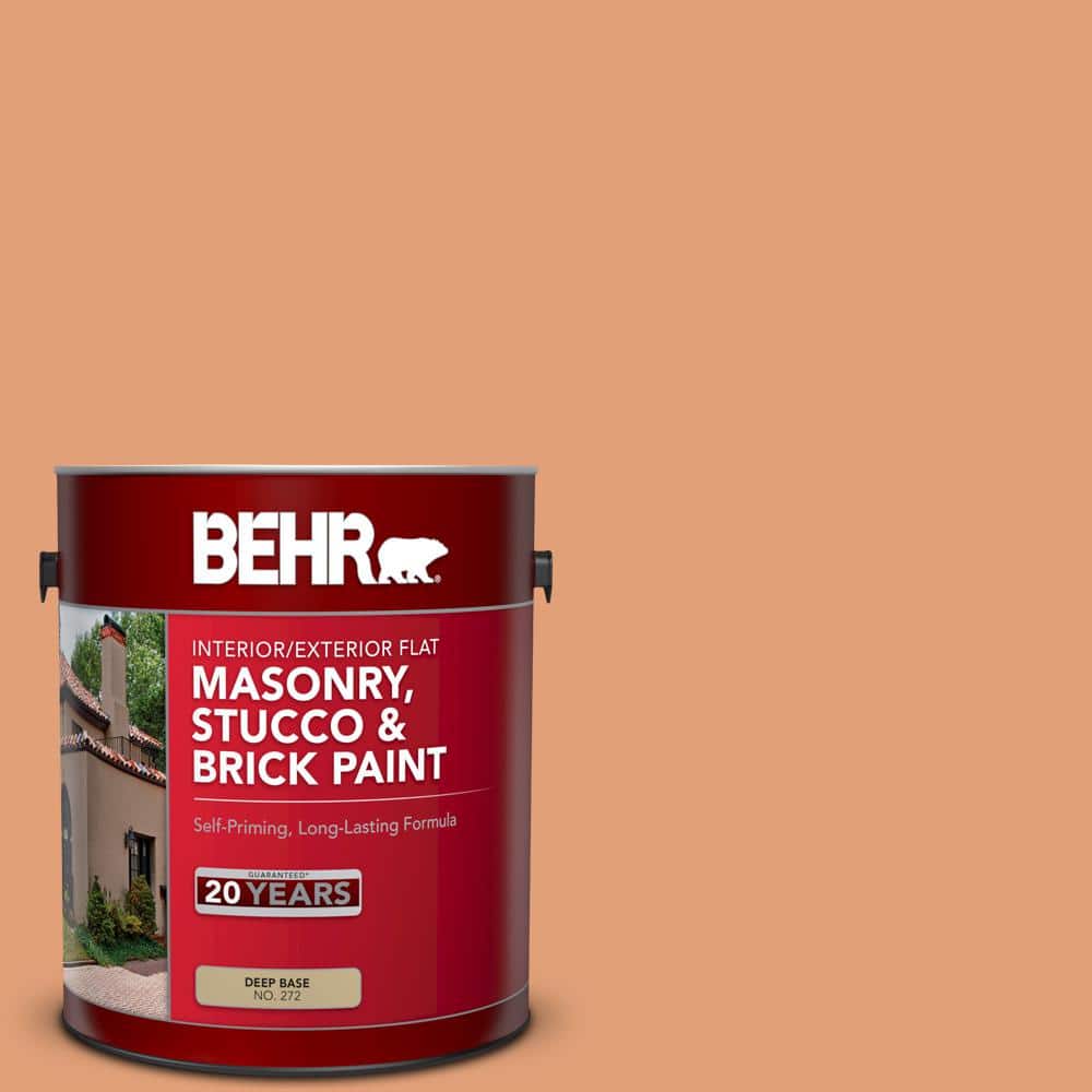 1 gal. #M220-5 Roasted Seeds Flat Interior/Exterior Masonry, Stucco and Bri