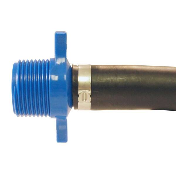 Speed Daddy 3/4" NPT Male To 1" Hose Port Adapter – Blue Anodized Aluminum