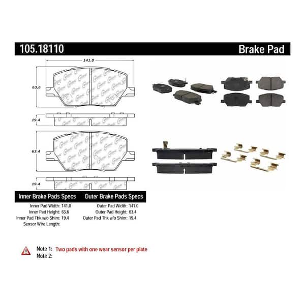 Centric Parts Disc Brake Pad Set