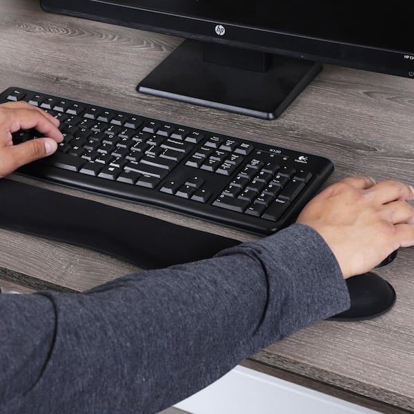 Cheap Memory Foam Large Wrist Mouse Pad Set Soft Elastic Hand Rest Wrist  Rest Ergonomic for Office Gaming