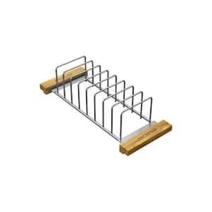 Crosstown 16.85 in. x 6.75 in. Drying Rack in Stainless Steel