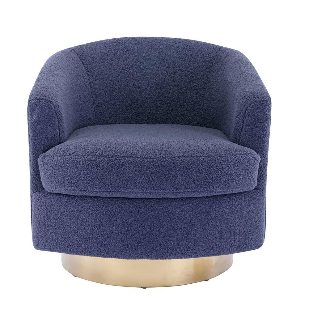 Navy barrel online swivel chair