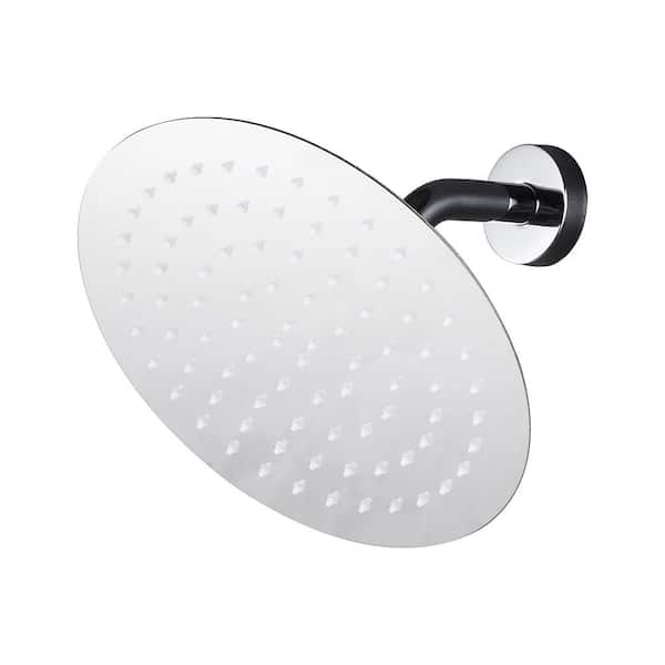 AVITAS 1-Spray Patterns with 1.8 GPM 10 in. Wall Mount Rain Fixed Shower Head in Chrome