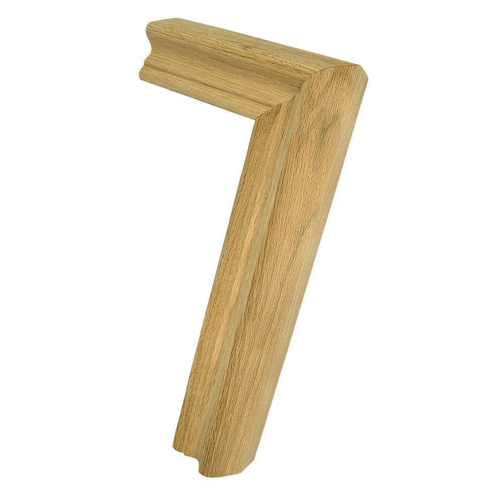 7599 2-5/8 in. Red Oak Roma Stair Hand Rail Fitting / Rail Drop 6501140 ...