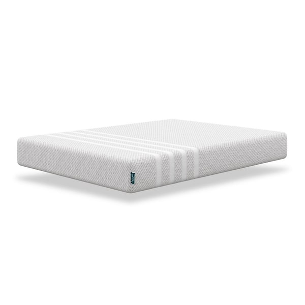 Leesa 10 Memory Foam Mattress in a Box, Luxury CertiPUR-US Certified 3 Layer Construction, California King, Gray & White