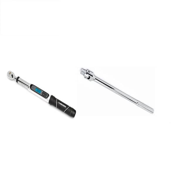 Husky 3/8 in. Drive Breaker Bar and Torque Wrench Combo