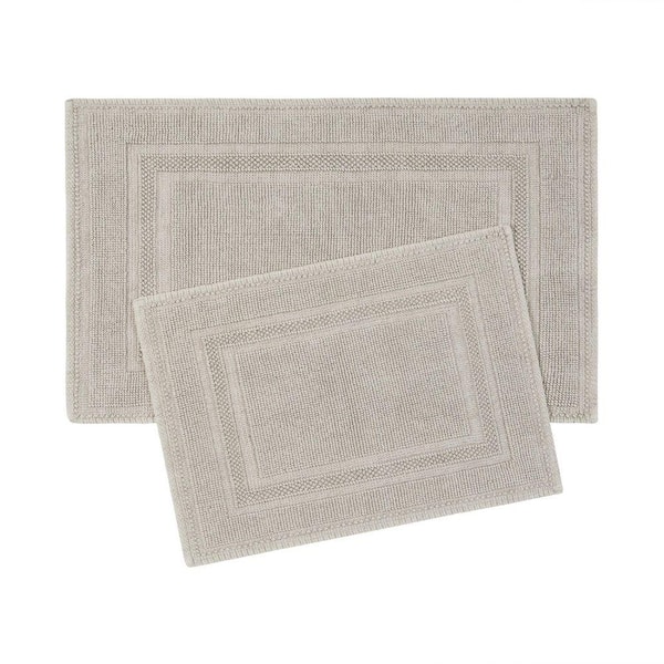Jen Reed Bathroom Area Rug Jean Pierre Stonewash Racetrack Washed Brown Solid color cotton ...