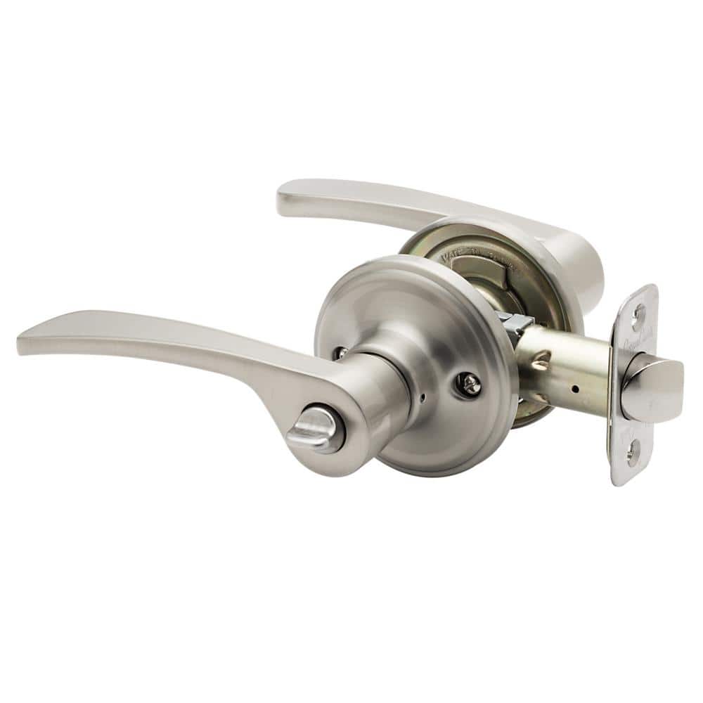 Copper Creek Privacy Door Lever - Scandinavian Style Satin Stainless Non-Handed
