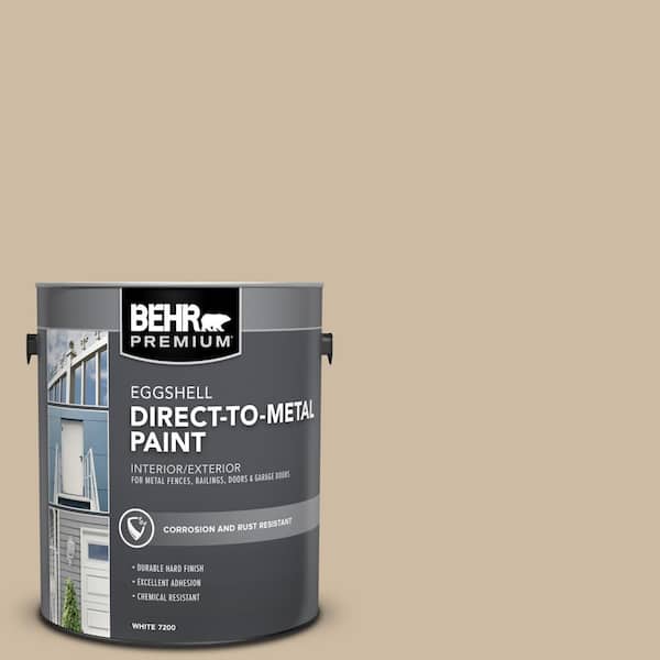 BEHR PREMIUM 1 gal. #710C-3 Gobi Desert Eggshell Direct to Metal Interior/Exterior Paint