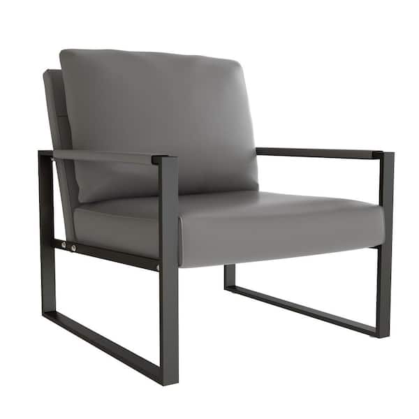 PU Leather Office Chair Eureka Ergonomic Frame Color: Black, Upholstery Color: Black