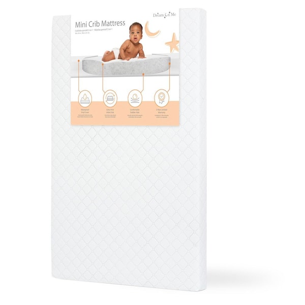3 in. Portable Mini Crib Mattress