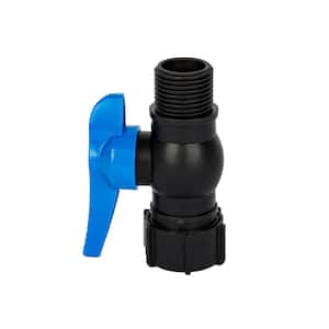 Water Flow Controller/Shut-Off Valve with Full 5/8 in. I.D.
