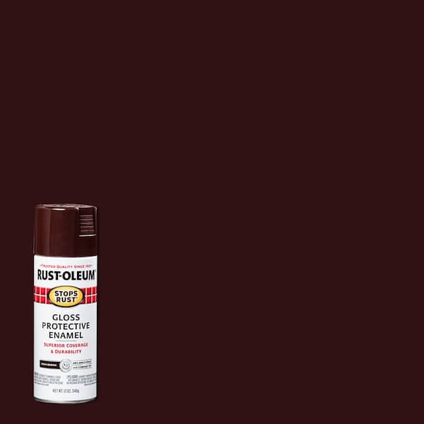 Rust-Oleum - Enamel Spray Paint: Beige, Gloss, 16 oz - 03688793