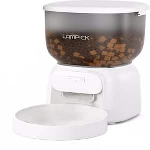 4L/16.9 Cups Automatic Cat Feeder WiFi Cat Food Dispenser with APP Control Dual Power Supply Pet Feeders for Cats/Dogs
