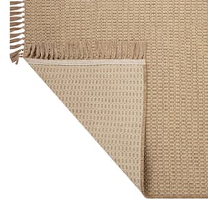 Soft Linen  Doormat 2 ft. x 7 ft. Woven Tapestry Outdoor Area Rug